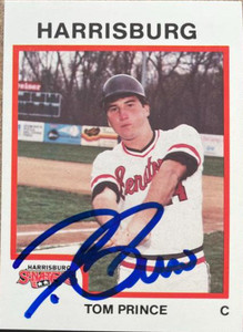 Tom Prince Autographed 1987 ProCards #376