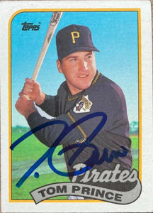 Tom Prince Autographed 1989 Topps #453