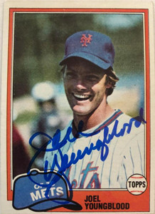 Joel Youngblood Autographed 1981 Topps #58
