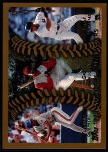 1999 Topps #458 Vladimir Guerrero/Greg Vaughn/Bernie Williams VG Montreal Expos/Cincinnati Reds/New York Yankees 