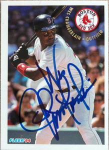 Wes Chamberlain Autographed 1994 Fleer Update #U10