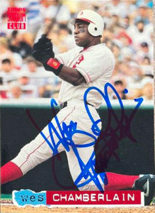 Wes Chamberlain Autographed 1994 Stadium Club #432