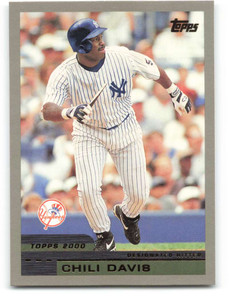SOLD 52777 2000 Topps #42 Chili Davis VG New York Yankees 