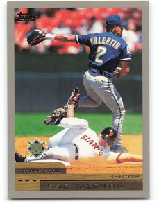 2000 Topps #46 Jose Valentin VG Milwaukee Brewers 