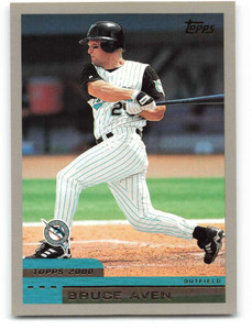 2000 Topps #79 Bruce Aven VG Florida Marlins 