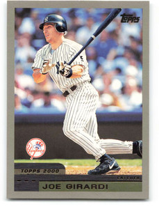 2000 Topps #84 Joe Girardi VG New York Yankees 
