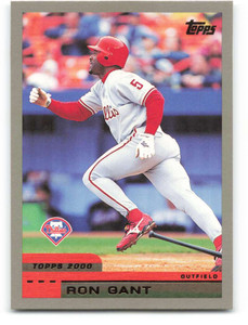 2000 Topps #102 Ron Gant VG Philadelphia Phillies 