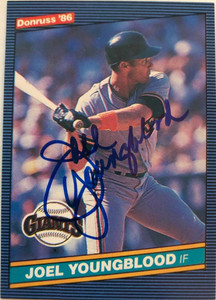 Joel Youngblood Autographed 1986 Donruss #567