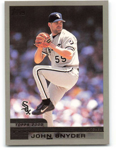 2000 Topps #154 John Snyder VG RC Rookie Chicago White Sox 