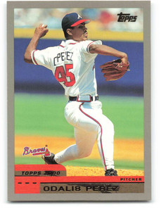 2000 Topps #158 Odalis Perez VG Atlanta Braves 