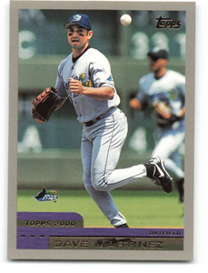 2000 Topps #161 Dave Martinez VG Tampa Bay Devil Rays 