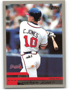 2000 Topps #180 Chipper Jones VG Atlanta Braves 