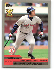 2000 Topps #184 Brian Daubach VG Boston Red Sox 