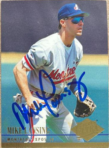 Mike Lansing Autographed 1994 Fleer Ultra #230