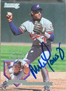 Mike Lansing Autographed 1995 Donruss #15