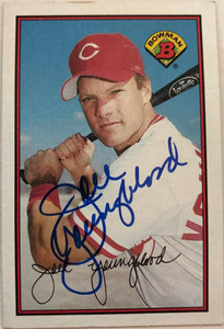 Joel Youngblood Autographed 1989 Bowman #315