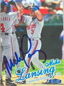 Mike Lansing Autographed 1998 Fleer Ultra #44