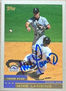 Mike Lansing Autographed 2000 Topps Limited #306