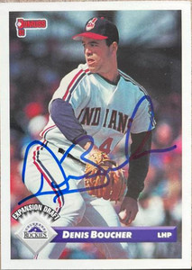 Denis Boucher Autographed 1993 Donruss #755