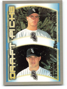 2000 Topps #214 Rob Purvis/Jason Stumm VG RC Rookie Chicago White Sox 