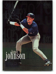 2000 Topps #231 Lance Johnson 20 CB VG Chicago Cubs 