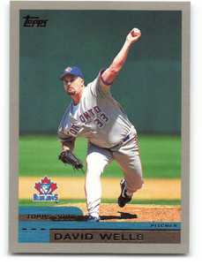 2000 Topps #242 David Wells VG Toronto Blue Jays 