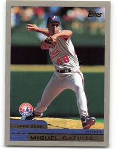2000 Topps #248 Miguel Batista VG Montreal Expos 