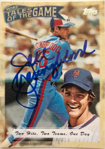 Joel Youngblood Autographed 2010 Topps Update More Tales of the Game #MTOG-1