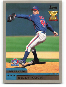 2000 Topps #265 Billy Koch VG Toronto Blue Jays 