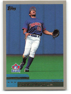 2000 Topps #350 Jose Cruz Jr. VG Toronto Blue Jays 