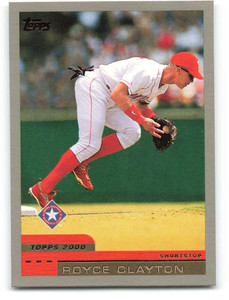 2000 Topps #397 Royce Clayton VG Texas Rangers 