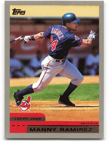 400 Manny Ramirez - Cleveland Indians - 1996 Topps Baseball