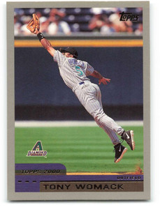 2000 Topps #412 Tony Womack VG Arizona Diamondbacks 