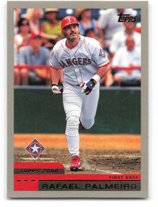 2000 Topps #417 Rafael Palmeiro VG Texas Rangers 