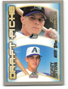 2000 Topps #449 Josh Hamilton/Corey Myers VG RC Rookie Arizona Diamondbacks/Tampa Bay Devil Rays 