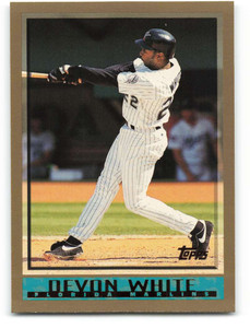 1998 Topps #47 Devon White VG Florida Marlins 