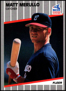 1989 Fleer Update #U-21 Matt Merullo NM-MT RC Rookie Chicago White Sox 