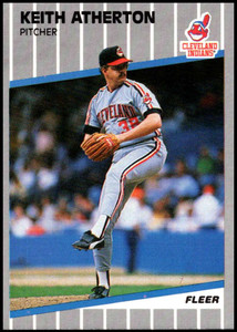 1989 Fleer Update #U-24 Keith Atherton NM-MT Cleveland Indians 