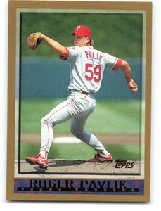 1998 Topps #161 Roger Pavlik VG Texas Rangers 