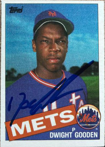SOLD 137400 Dwight Gooden Autographed 1985 Topps #620 Rookie Card SOLD 137400 Dwight Gooden Autographed 1985 Topps #620 Rookie Card