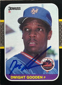 Dwight Gooden Autographed 1987 Donruss #199