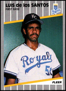 1989 Fleer Update #U-37 Luis De Los Santos NM-MT Kansas City Royals 