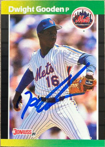 Dwight Gooden Autographed 1989 Donruss #270