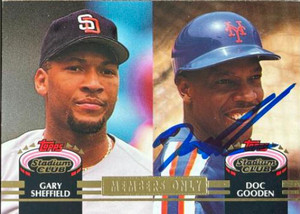 Dwight Gooden Autographed 1992 Stadium Club Members Only #NNO