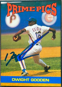 Dwight Gooden Autographed 1992 The Sports Card Review & Value Line Prime Pics #40 