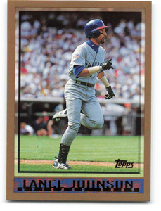 1998 Topps #314 Lance Johnson VG Chicago Cubs 