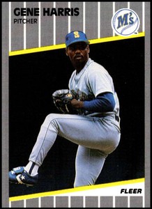 1989 Fleer Update #U-58 Gene Harris NM-MT RC Rookie Seattle Mariners 