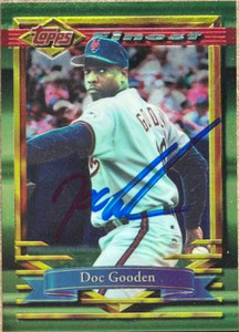 Dwight Gooden Autographed 1994 Topps Finest #82