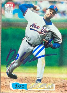 Dwight Gooden Autographed 1994 Stadium Club Golden Rainbow #220