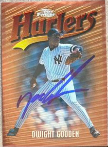 Dwight Gooden Autographed 1997 Topps Finest #51